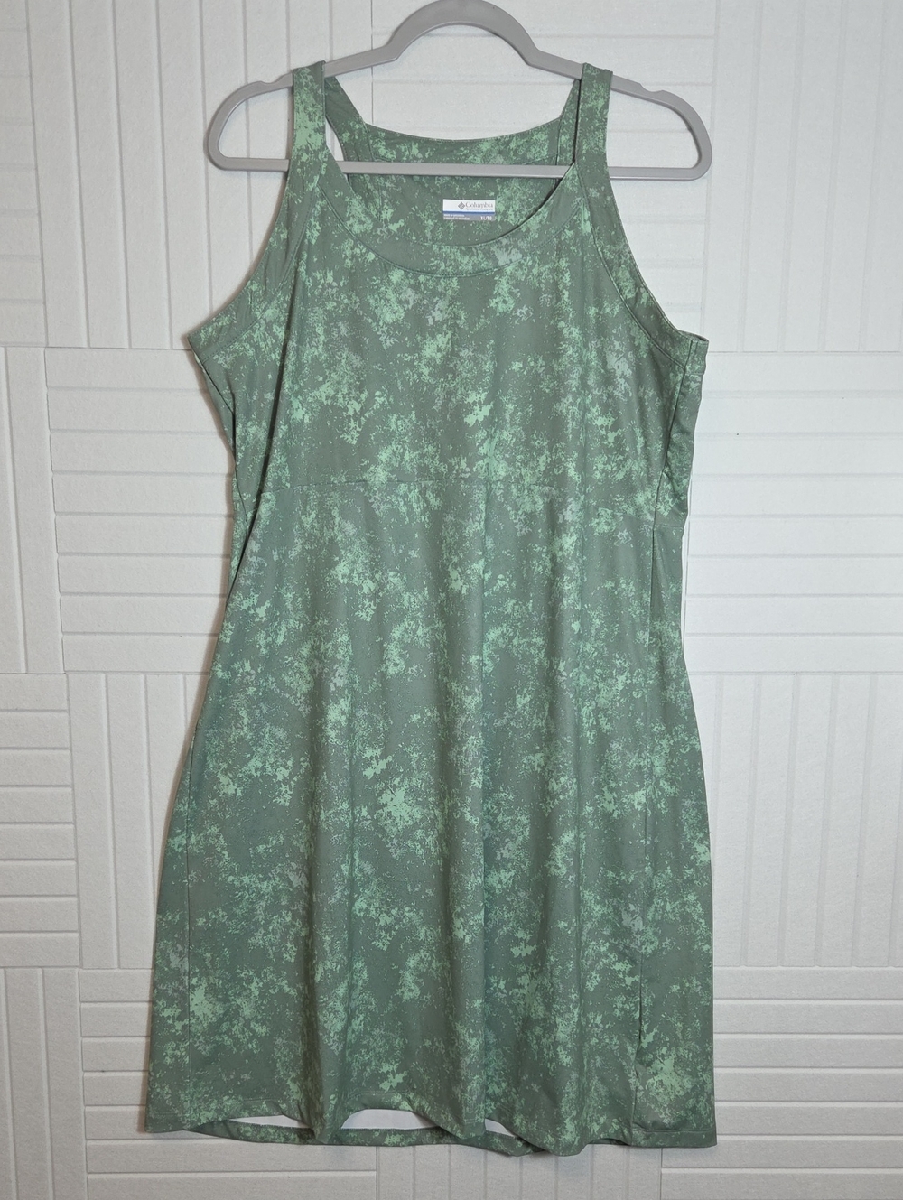 Columbia Green Sport Tank A-Line Dress Size XL